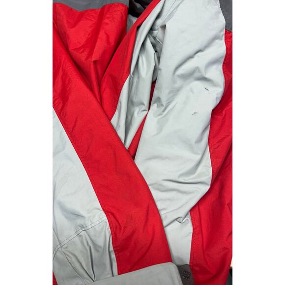Columbia Bugaboo Interchange Jacket Medium Red Tan Brown Waterproof - Picture 13 of 16